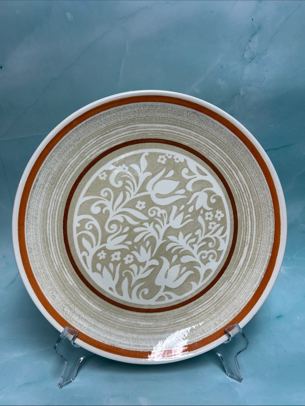 Set of 6 pcs Vendome Royal China Damask USA Vintage Crafted Unique Pattern